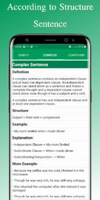 English Tenses and grammar android App screenshot 0