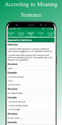 English Tenses and grammar android App screenshot 1